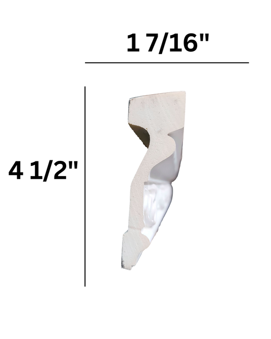 Refined Baroque Foliage and C-Scroll Architectural Trim