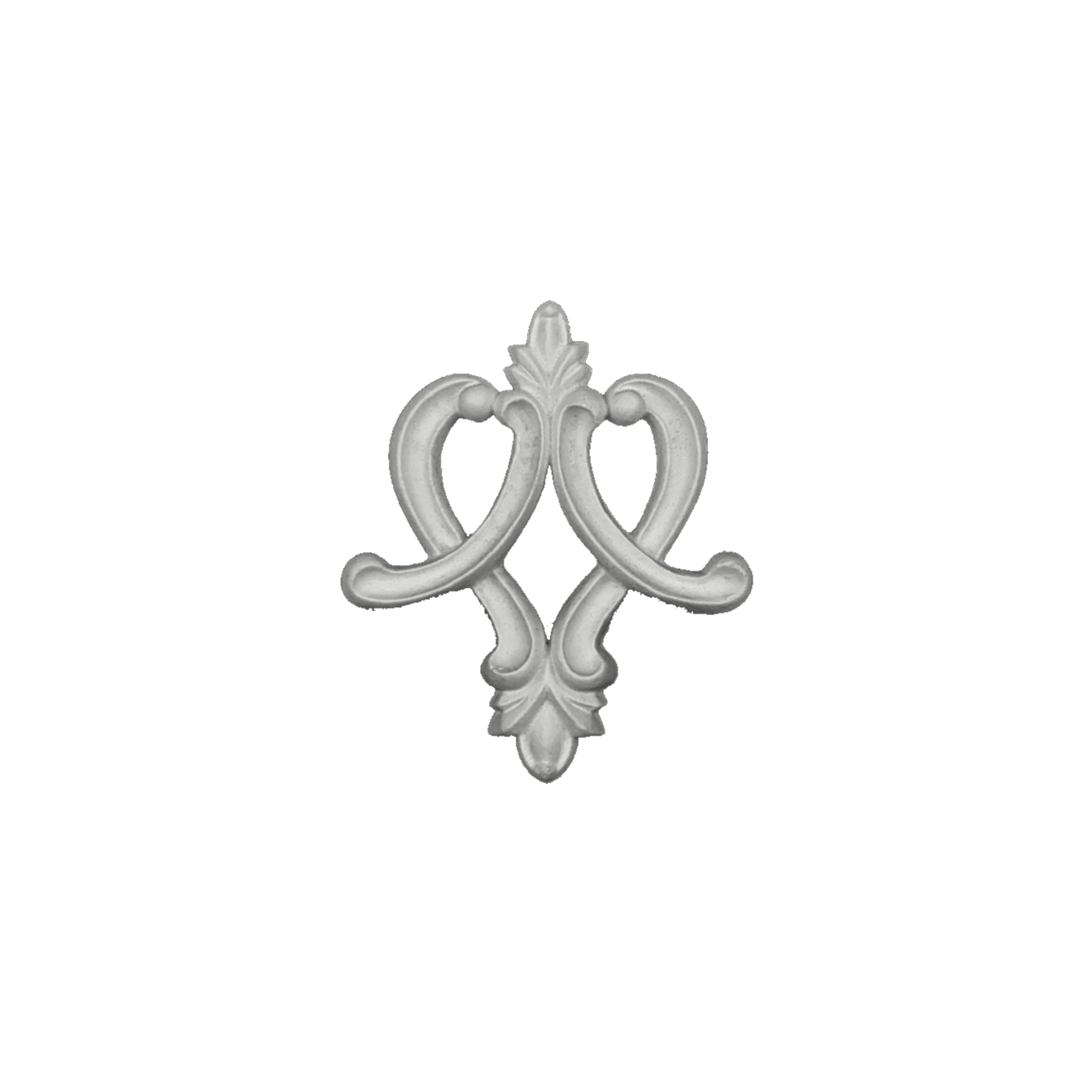Floral Fan Scroll Ornament