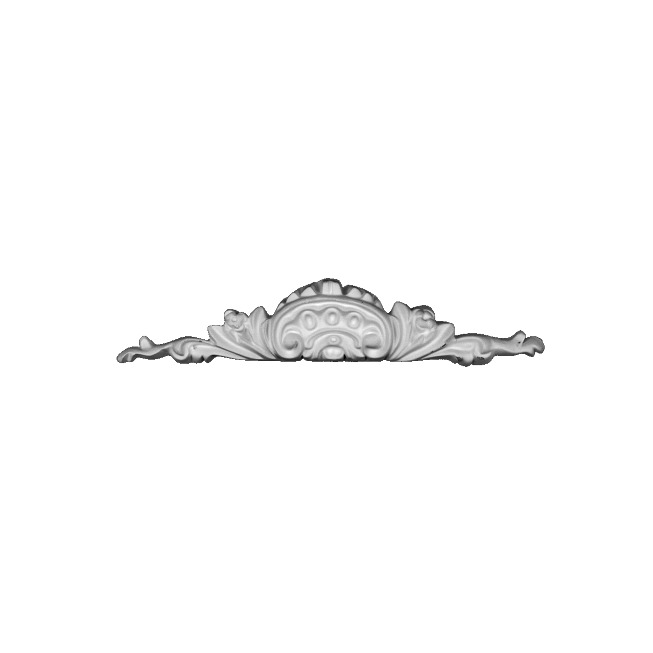 Fluted Scroll Trim Ornament