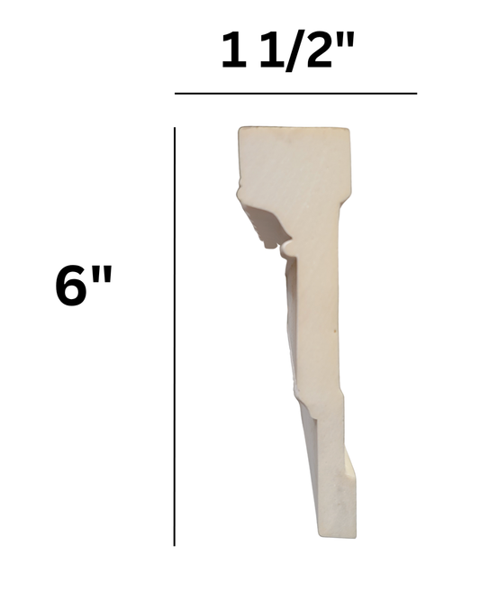 Stately Imperial Egg and Dart Architectural Wall Trim