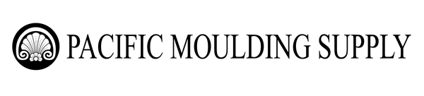 Logo and name of Pacific Moulding Supply in black text on a white background