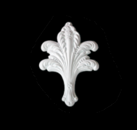 Floral Scroll Cascade Ornament