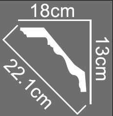 Titan Crest Crown Cornice