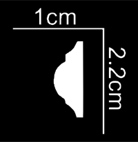 Refined Linear Panel Moulding Strip
