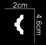 Ornate Edge Panel Moulding Strip