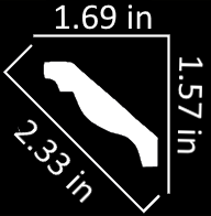 Modena Edge Crown Moulding