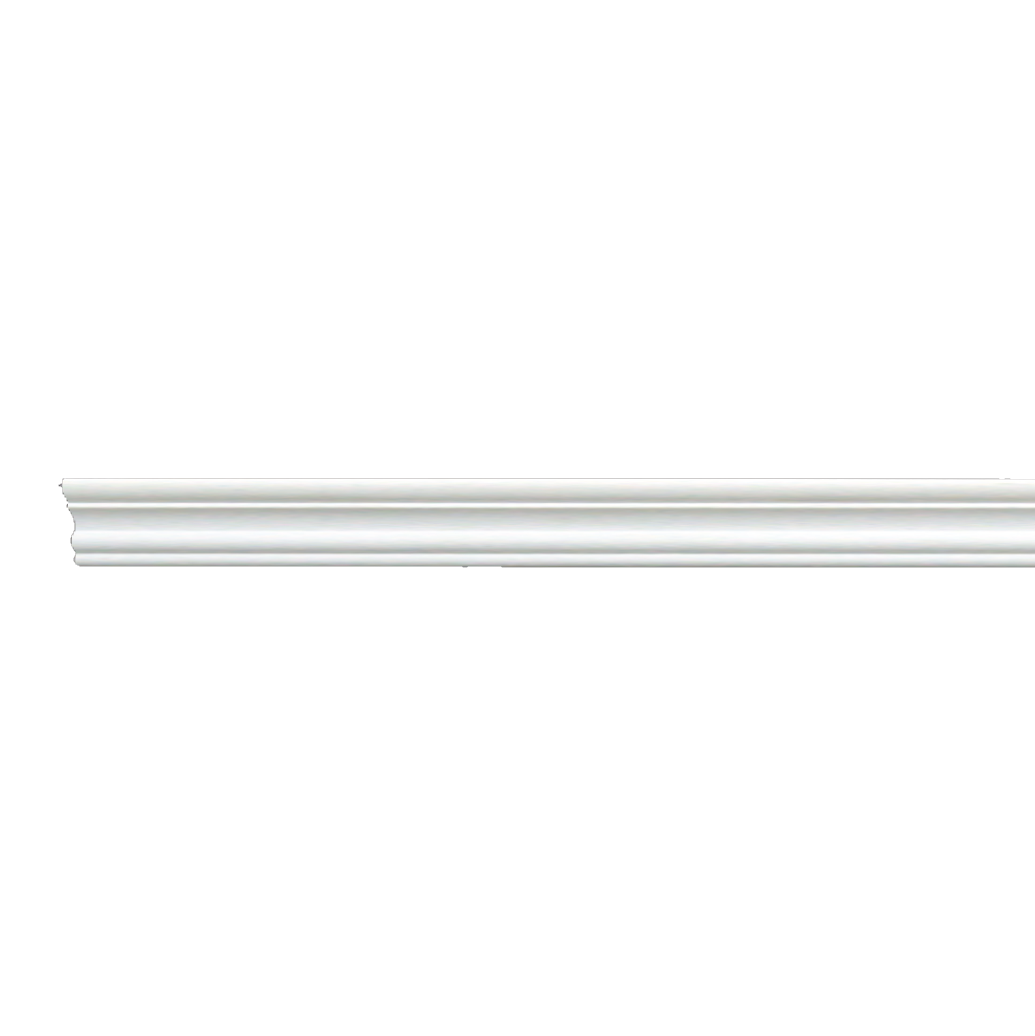 Carriage Edge Panel Moulding - White