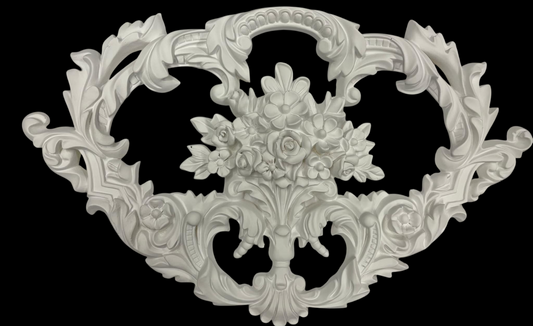 Victorian Bloom Crest Ornament