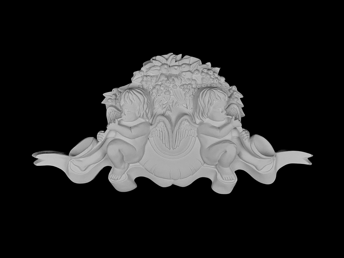 Fruit Garland Cherub Ornament
