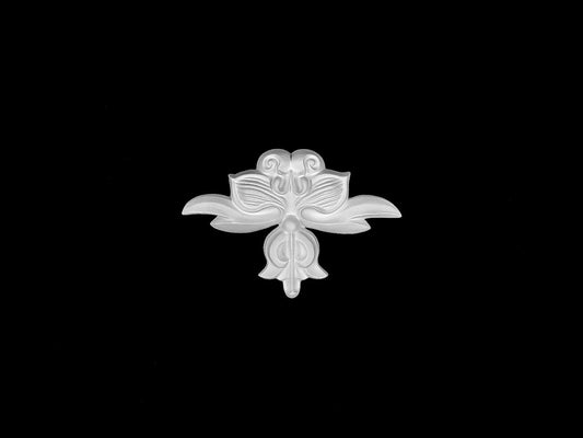 Petite Floral Scroll Ornament