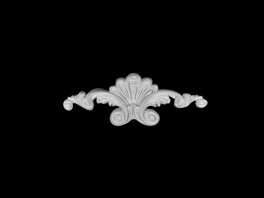 Scroll Leaf Accent Ornament