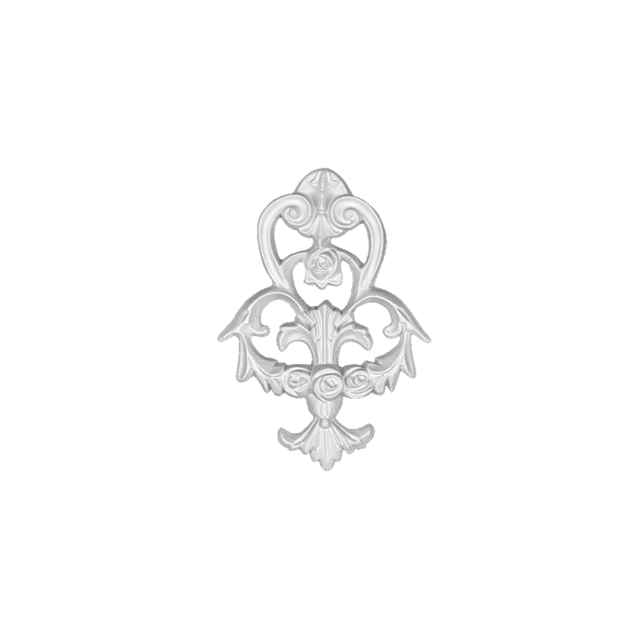 Elegant Leaf Scroll Ornament