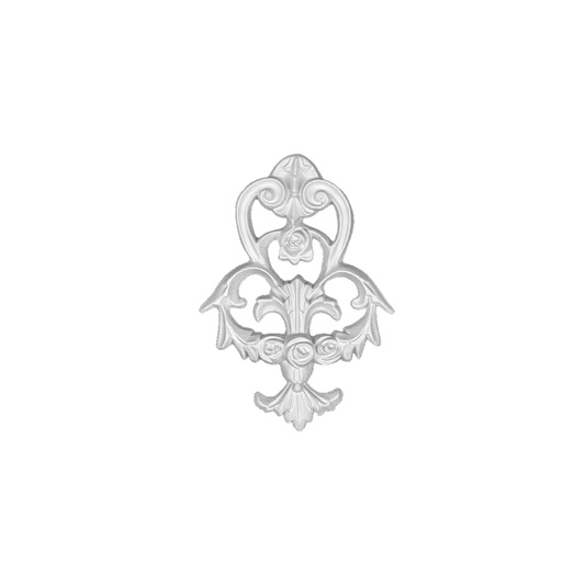 Elegant Leaf Scroll Ornament