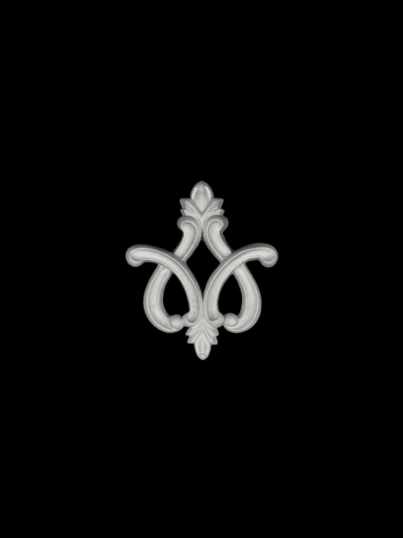 Floral Fan Scroll Ornament