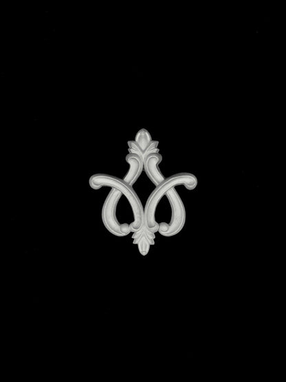Floral Fan Scroll Ornament