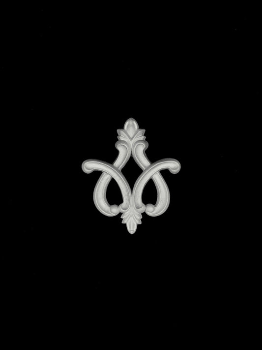 Floral Fan Scroll Ornament