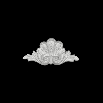 Baroque Leaf Panel Ornament