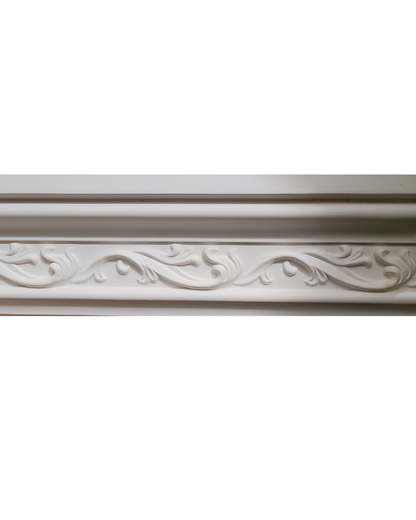 Refined Baroque Foliage and C-Scroll Architectural Trim