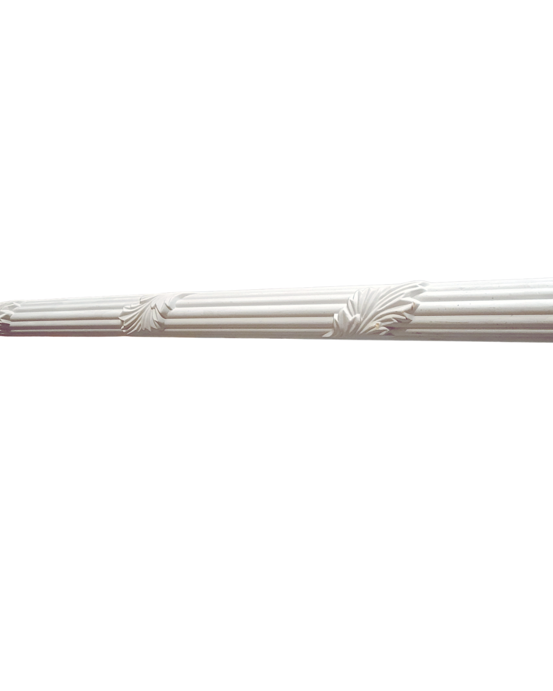 Classical Fluted Molding with Acanthus Leaf Overlays