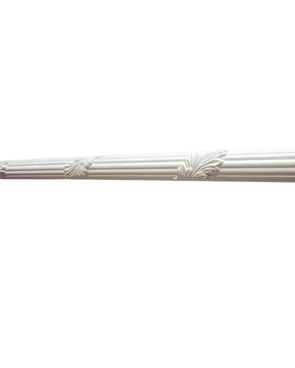 Classical Fluted Molding with Acanthus Leaf Overlays