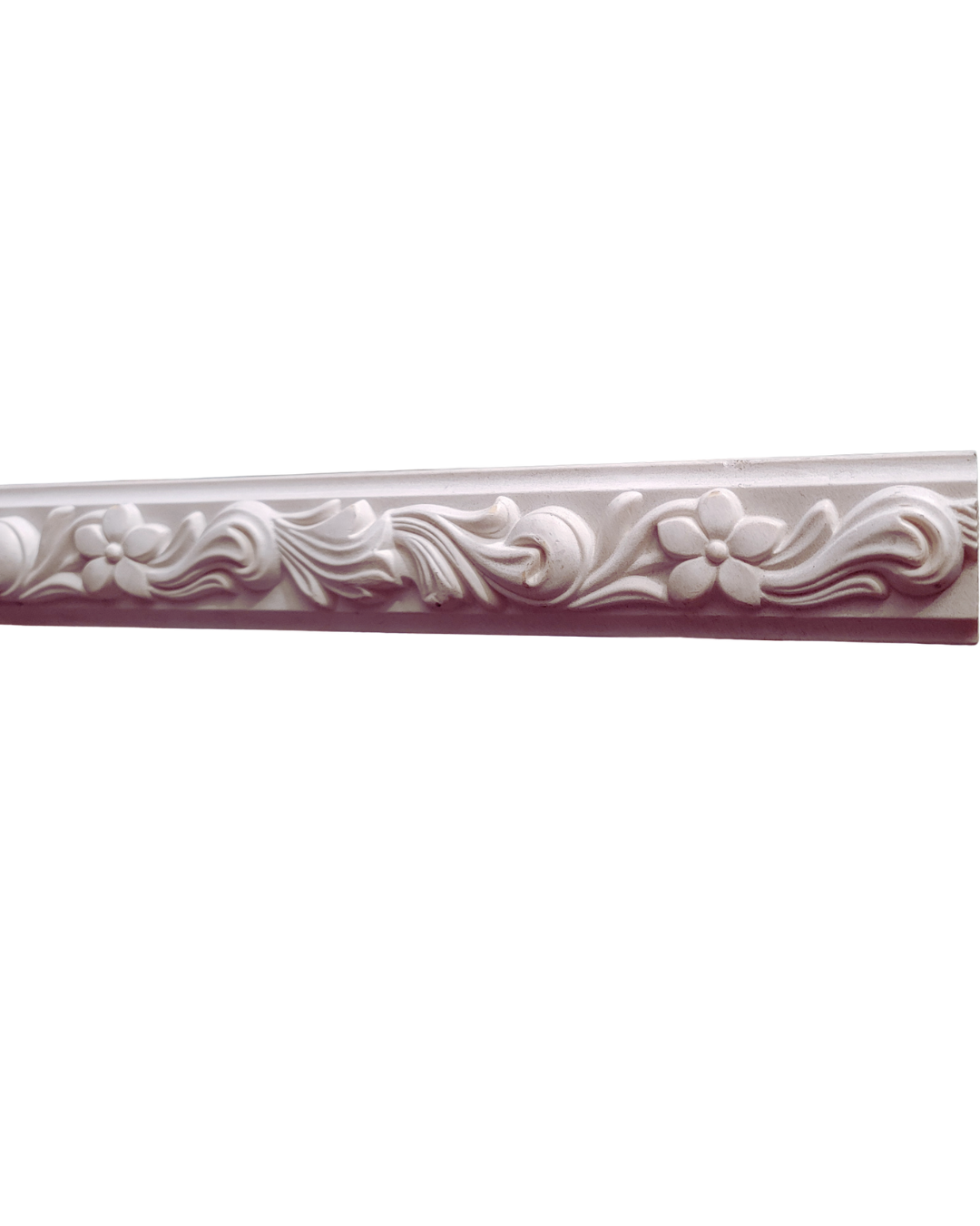 Ornate Botanical Vine and Floral Relief Frieze Molding