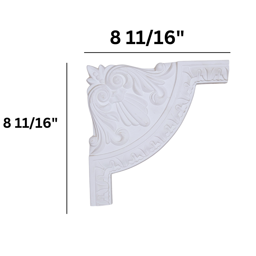 Neoclassical Acanthus Leaf & Scroll Architectural Corner Element