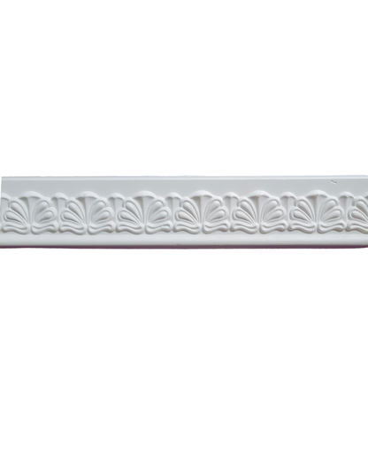 Rhythmic Scalloped Shell Decorative Frieze Molding