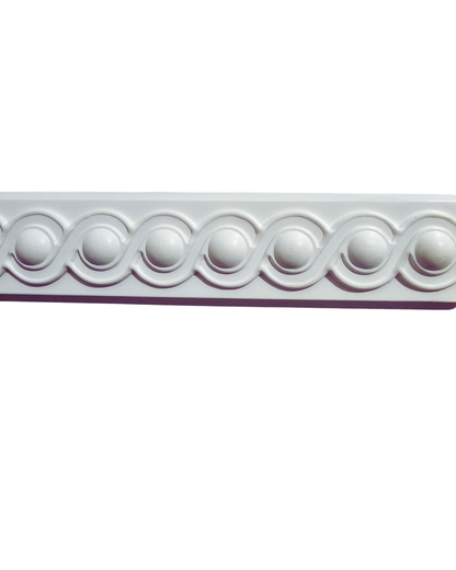 Classical Guilloche Interlocking Circle Architectural Trim