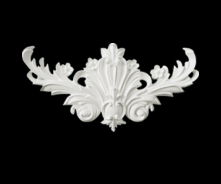 Grand Leaf Panel Ornament