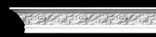 Floral Scroll Crown Cornice