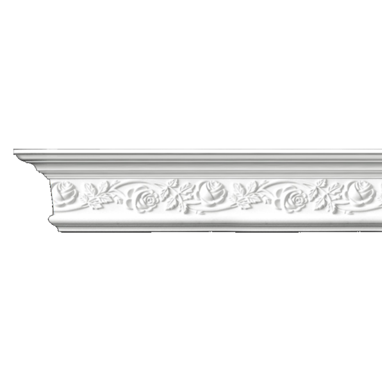 Rose Scroll Crown Cornice
