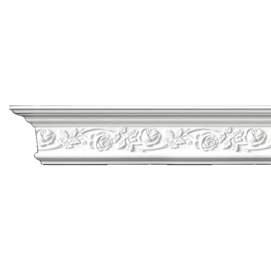 Rose Scroll Crown Cornice