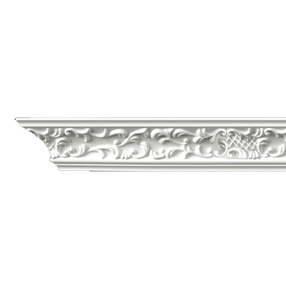 Scroll Leaf Ribbon Crown
