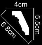 Colonial Slope Crown Moulding