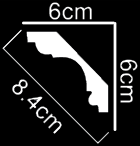 Slim Profile Crown Moulding