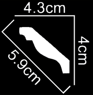 Modena Edge Crown Moulding