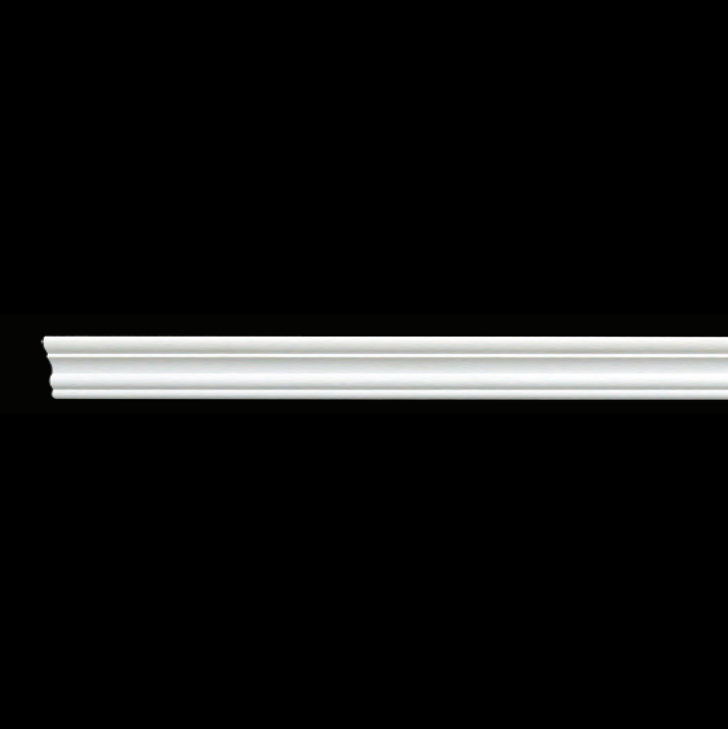 Carriage Edge Panel Moulding - White