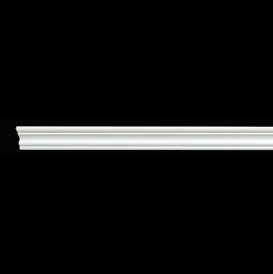 Carriage Edge Panel Moulding - White