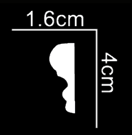 Cambridge Line Panel Moulding - White
