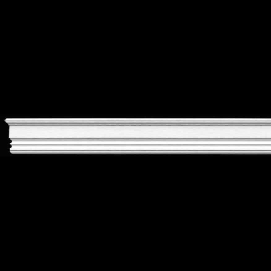 Savoy Block Panel Moulding - White