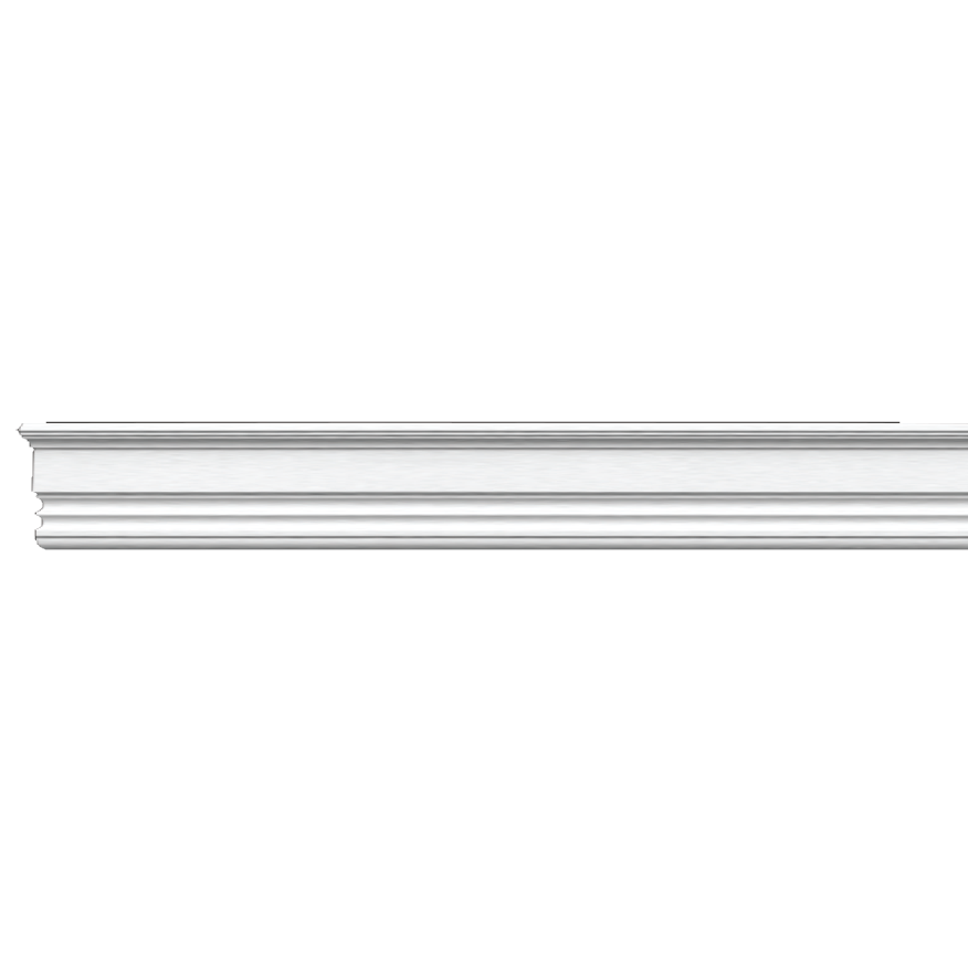Savoy Block Panel Moulding - White