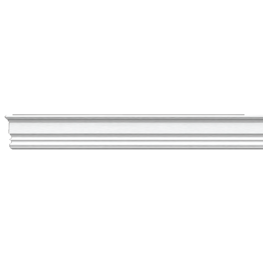 Savoy Block Panel Moulding - White