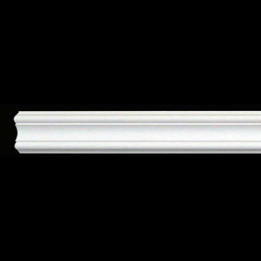 Hartford Block Panel Moulding - White