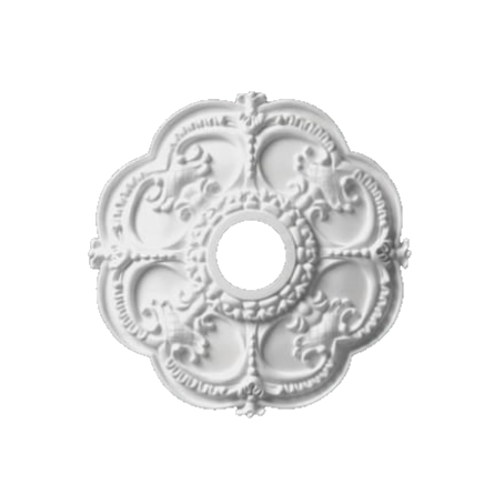 Victorian Scroll Crest Medallion