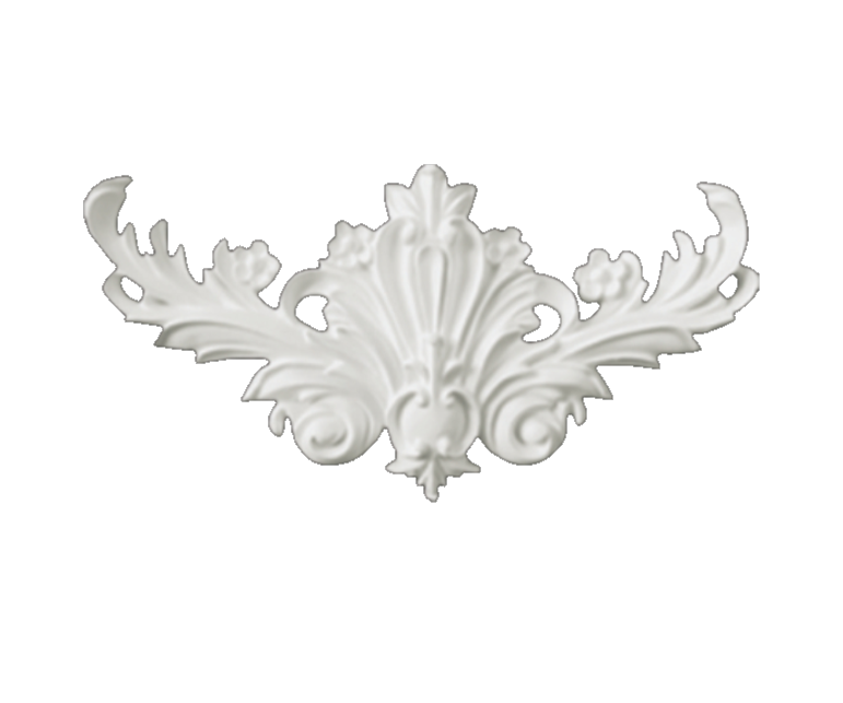 Grand Leaf Panel Ornament