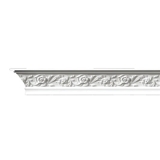 Floral Scroll Crown Cornice